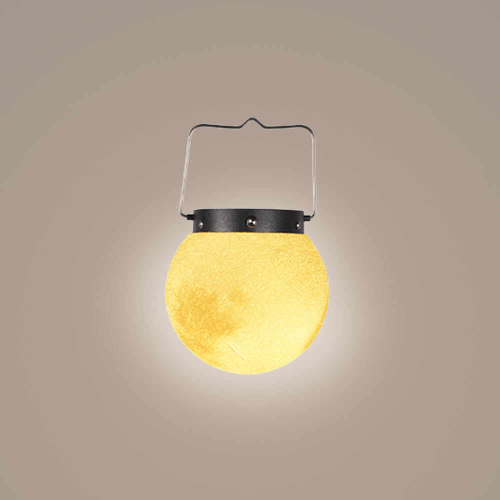 Ray Decorativa Lunar Metal Resina Vidrio Lámpara Colgante Exterior