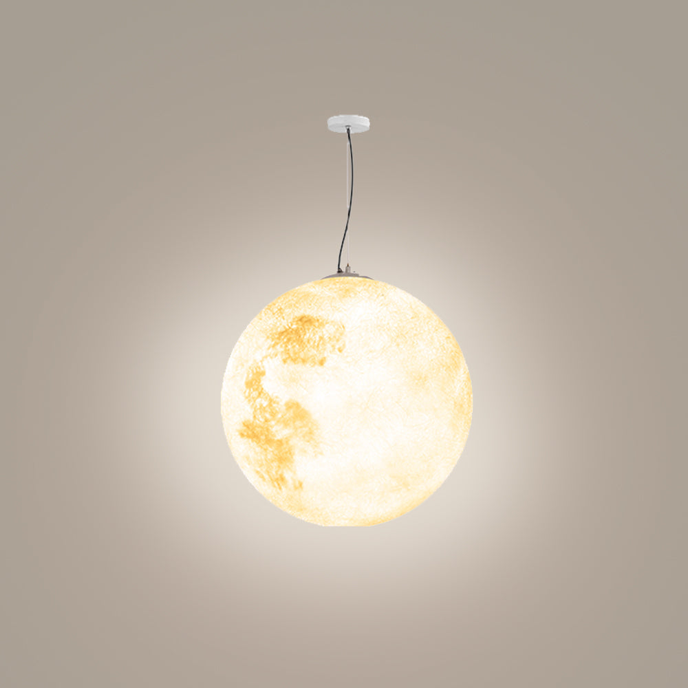 Ray Decorativa Lunar Metal Resina Vidrio Lámpara Colgante Exterior